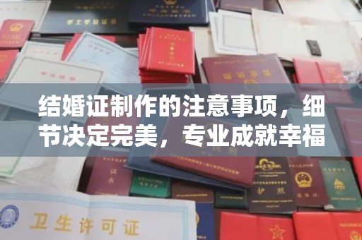 泸西结婚证制作的注意事项，细节决定完美，专业成就幸福