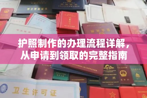 泸西护照制作的办理流程详解，从申请到领取的完整指南