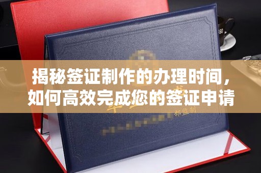 泸西揭秘签证制作的办理时间，如何高效完成您的签证申请